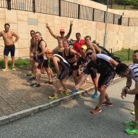 Aquathon "training" race and Brunch Festivities